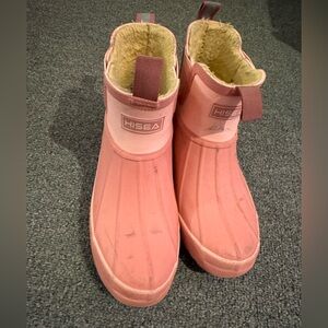 HISEA Pink Waterproof Boots